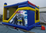 Plandeki PCV podwójne nadmuchiwane Batman Bouncy House Jumping Castle