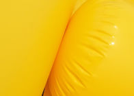 Zabawny żółty podwójny basen nadmuchiwanych basenów PCV plandeka CE