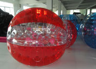 Red Human Inflatable Bumper Bubble Ball Waterproof dla dorosłych
