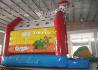5 X 4 M Śliczne śmieszne dzieciaki Bounce House Inflatables With Animal Cartoon