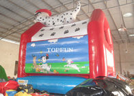 5 X 4 M Śliczne śmieszne dzieciaki Bounce House Inflatables With Animal Cartoon