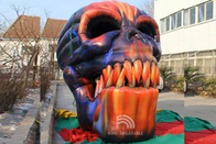 Gigantyczna nadmuchiwana czaszka wejście dekoracja na halloween nadmuchiwany szkielet diabła czaszka głowa na imprezę klubową