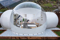 PVC Bubble Namiot Dom Z Sypialnią Outdoor Camping Hotel Biały Pół Przezroczysty Ochrona Prywatności Nadmuchiwane Namioty Pokój