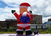 Święty Mikołaj Nadmuchiwane Ozdoby Świąteczne 20ft 26f 33ft Large Blow Up Santa