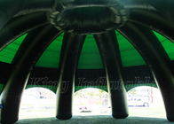 Nadmuchiwany namiot imprezowy Zielony czarny komercyjny namiot z baldachimem z baldachimem