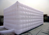 Kwadratowa biała nadmuchiwana struktura namiotu szytego Dostosowany rozmiar na wydarzenie