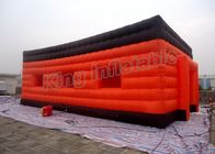 CE Inflatable Party Floating House Nadmuchiwany namiot imprezowy w kolorze pomarańczowym Dwuwarstwowy design