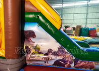 Dinozaury Happy Hop nadmuchiwany zamek zjeżdżalnia T-Rex dom do skakania nadmuchiwane zamki do skakania