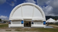 Biały namiot napełniający, przenośny, na zewnątrz, napełniający, dyskoteka, klub nocny, namiot na imprezy