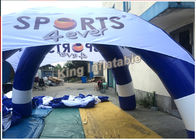 Dostosowany niebieski nadmuchiwany namiot dla pająka o wymiarach reklamowych, średnica 5m