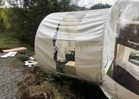 Nadmuchiwany przezroczysty namiot bąbelkowy o średnicy 5 m z PVC z cichą dmuchawą