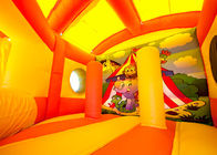 Kids Sport Lion Combo 4,2 x 4,7 m Nadmuchiwany skaczący bramkarz z logo slajdów drukowane