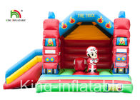 Slide Typ Fire Truck Trampoline Nadmuchiwany zamek do skakania dla dzieci w pomieszczeniach