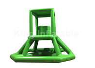 Zielony 16,41 FT Nadmuchiwana zabawka z wodą PCV Wspinaczka Wieża ratownicza z drabiną
