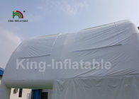 Wodoszczelny PVC 40 * 10m Biały Giant nadmuchiwany namiot z kostki na wesela