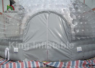 Airtight Combo Color Clear Nadmuchiwany namiot bąbelkowy 8m Średnica na zewnątrz