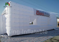 PCV plandekowy biały nadmuchiwany namiot weselny prostokąt kształt 39.4ft * 19,7ft