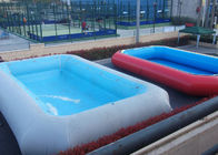 Niebieskie PCV nadmuchiwane baseny