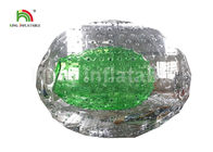 Wytrzymała zielona 0.8mm PVC na zewnątrz nadmuchiwana piłka zderzaka dla dorosłych