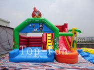Plac zabaw dla dzieci Nadmuchiwany zamek do skoków ze zjeżdżalnią, sklepem lub gospodarstwem domowym