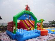 Plac zabaw dla dzieci Nadmuchiwany zamek do skoków ze zjeżdżalnią, sklepem lub gospodarstwem domowym