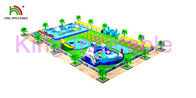 Plato Plandeka PCV Anty-UV Blow Up Water Park Dostosuj do rozrywki