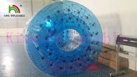 Fantastyczne wzornictwo Niebieskie nadmuchiwane zabawki wodne, PLATO PVC Water Rolling Ball Ball