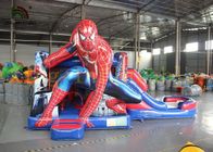 Plac zabaw dla dzieci Pająk Bouncy Jumping Castle With Slide By Wytrzymały PVC