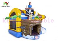 Niestandardowy 0.55mm PCV pirat nadmuchiwany zamek skok OEM kolor dla dorosłych i dzieci
