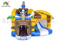 Niestandardowy 0.55mm PCV pirat nadmuchiwany zamek skok OEM kolor dla dorosłych i dzieci