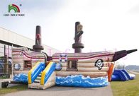 Pirate / Shark 0.9mm PVC nadmuchiwany park wodny Multiplay / Kolorowy plac zabaw