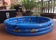 Nadmuchiwane baseny dla dzieci z potrójnymi rurkami Plandeka z PCV Cute Cartoon