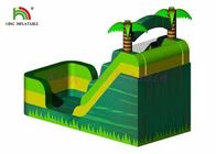 Green Amusement Park Inflatable Adult Grade Dry Slide Niestandardowe logo