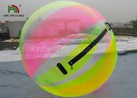 Nadmuchiwana piłka do nurkowania z PVC / TPU w kolorze tęczy 1,0 mm, piłka dla dzieci Zorb Water