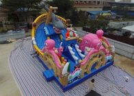 Wielobarwny PVC Blow Up Combo Play Playground Ocean World Park dla rozrywki