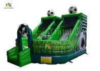 Green Football Dziecięcy dmuchany nadmuchiwany zamek Jumping House Combo Slide na imprezę