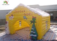 Niestandardowy rozmiar Nadmuchiwane produkty reklamowe Namiot bożonarodzeniowy Snowma