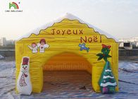 Niestandardowy rozmiar Nadmuchiwane produkty reklamowe Namiot bożonarodzeniowy Snowma