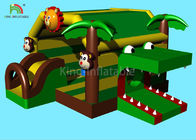5,5 m Motyw Animal Forest Nadmuchiwany zamek wykidajło Krokodyl Skaczący bounce dom
