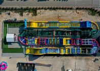 300-metrowy tor przeszkód Monster Nadmuchiwane sportowe gry karnawałowe Zabawa dla dzieci na świeżym powietrzu