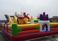 Popularne gry dla dzieci Giant Inflatable Amusement Park / Characters Inflatable Fun City