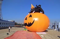 4m nadmuchiwane produkty reklamowe Halloween Pumpkin With Black Cat