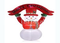 Outdoor 10 m Nadmuchiwane produkty świąteczne Air Blown Holiday Snowman