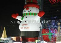5mH nadmuchiwane Boże Narodzenie bałwan Cartoon do dekoracji świątecznych na zewnątrz