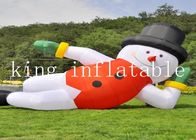 210D Nylon Outdoor 20ft Christmas Inflatable Santa do reklamy