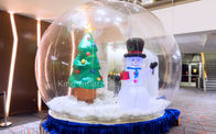 0,8 Mm PVC nadmuchiwana świąteczna kula śnieżna na imprezy plenerowe