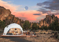Przenośny 5-metrowy namiot z kopułą geodezyjną Namiot z ramą geodezyjną z przezroczystą osłoną z pcv