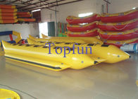 Podwójna lub jednoliniowa nadmuchiwana łódź bananowa / łódź w kształcie banana z silnikiem do spływu strumieniowego