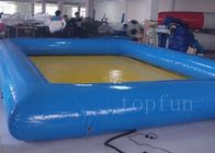 Sqaure miękkie PCV Nadmuchiwane baseny nadmuchiwane do użytku rodzinnego / dzieci / dorośli