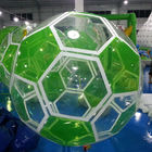 1.0mm PVC biały / zielony nadmuchiwany spacer na piłkę wodną